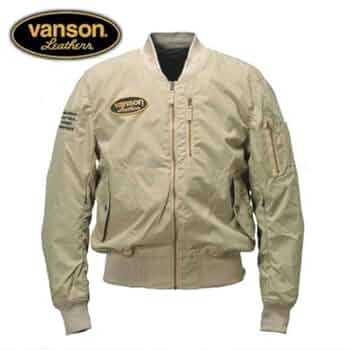 vanson ベージュジャケット Mサイズ Amazon | VANSON/バンソン NYLON JACKET/ナイロンジャケット